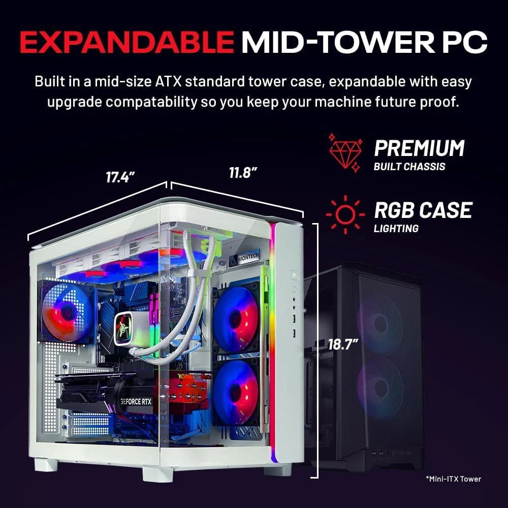 Gaming PC i5-12400F RTX 4060 16GB RAM 512GB SSD